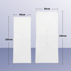 X展架的不卷边画布-Canvas Banner with grommets