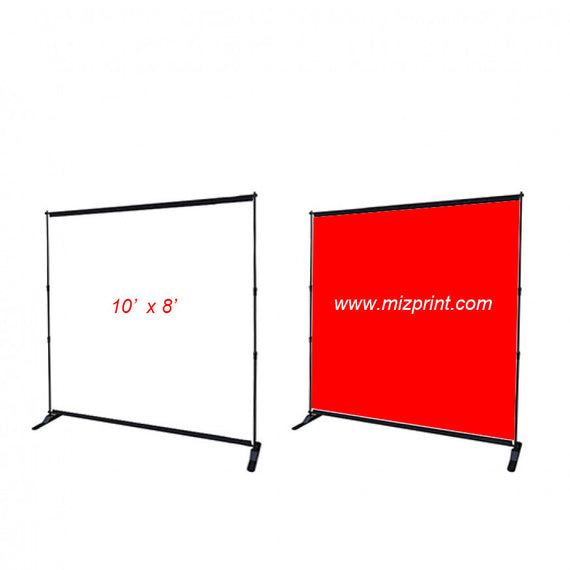 Backdrop Stands  with Custom Fabric Print