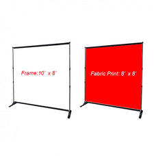 Backdrop Stands  with Custom Fabric Print