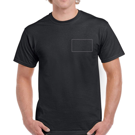 Black t hotsell shirt printing