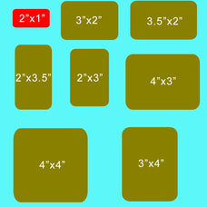 Clear Plastic Sheet Stickers-Rounded Rectangle