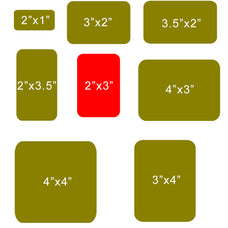 Vinyl Sheet Stickers-Rounded Rectangle or Rectangle