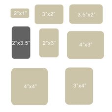 Paper Sheet Stickers-Rounded Rectangle Shape